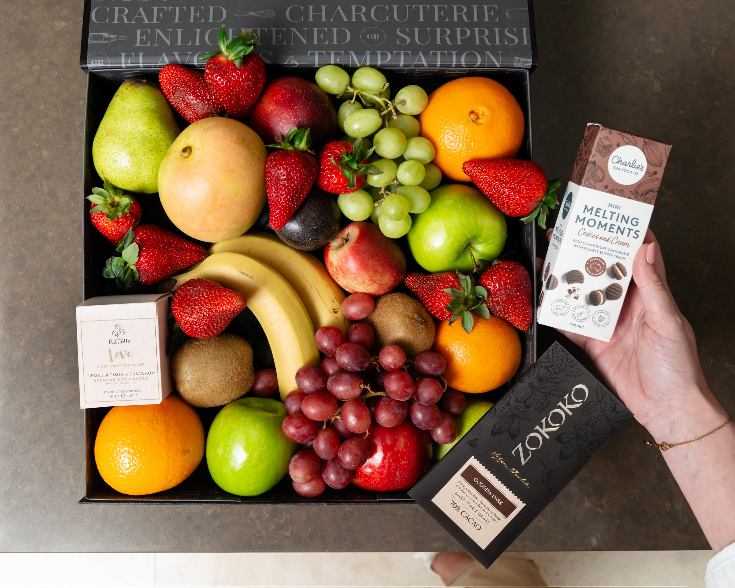 Pamper and Treats Fruit Hamper